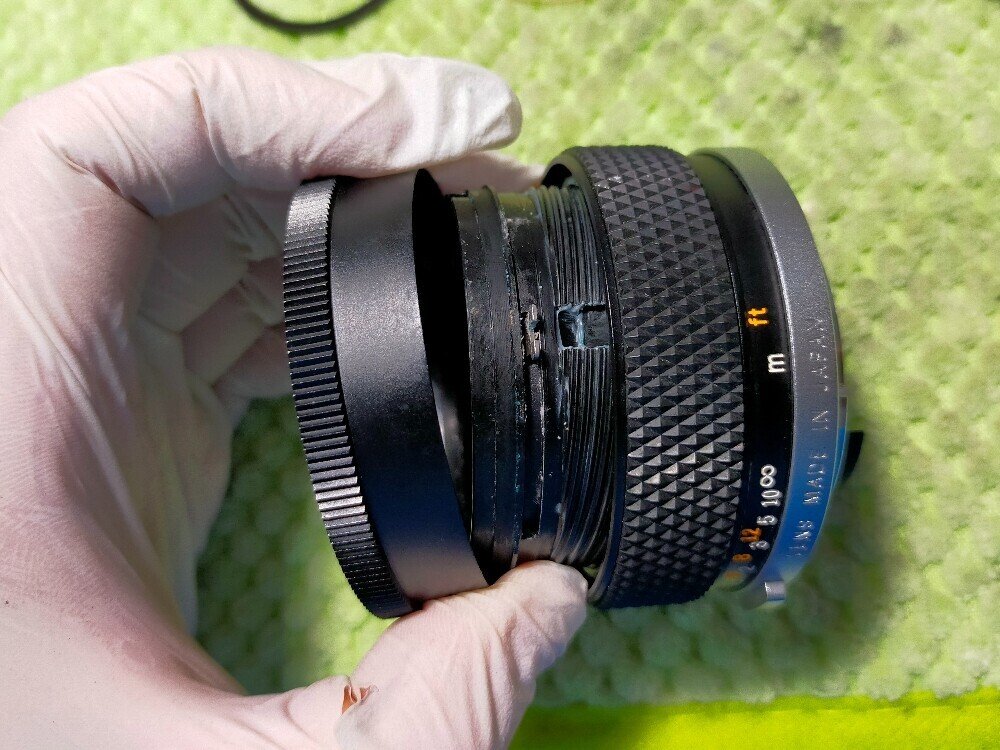 Olympus OM-SYSTEM 50mm F/1.4の分解|フィルムカメラ修理の Olympus OM-SYSTEM 50mm F/1.4の分解|フィルムカメラ修理の