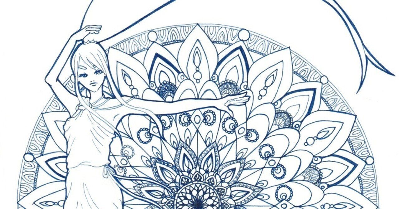 息を吸うから吐くように 降りてくるから描く それだけでした Rook 曼荼羅アーティスト Note