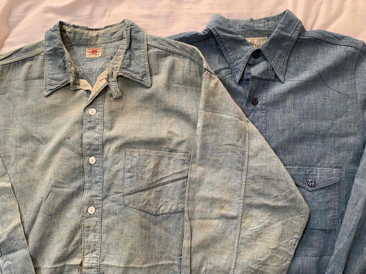古着】シャンブレーシャツの年代の見分け方【ヴィンテージ】|ミナガワ