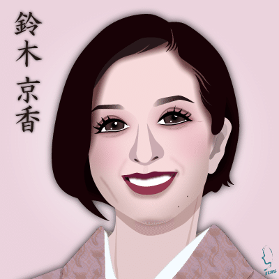 日本の美人女優 鈴木 京香 さんのイラスト 輝っち Note