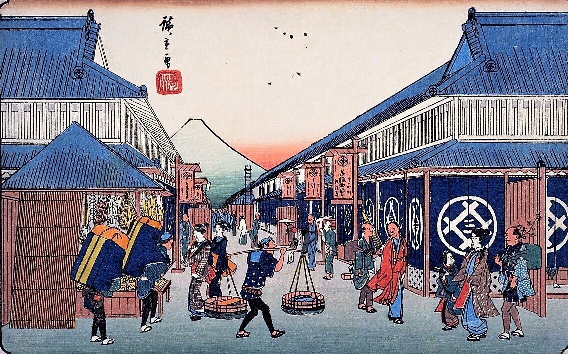 江都駿河町三井見世略図』−三井越後屋はもっと賑わってます！汗