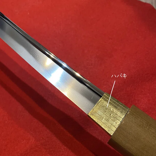 刀装具 刀の鞘 ハバキ はばき 金被せ 銅 武具 1650年代 【公式通販】