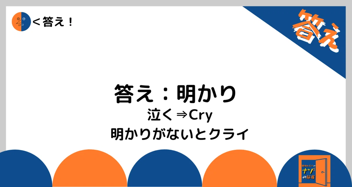 答え
