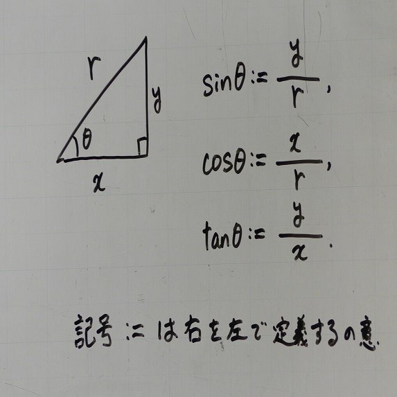 14 2 三角比 三角比の定義とその意味 理一の数学事始め Note