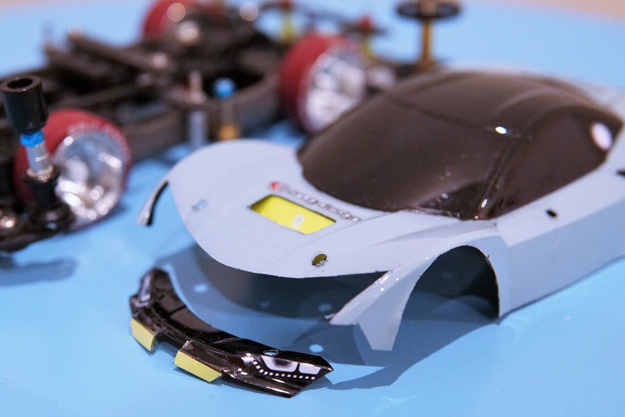 ミニ四駆作り④ ボディ試作｜ウクモリ ヒロオ