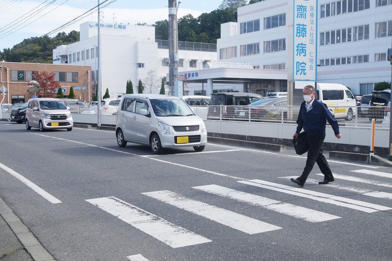 横断歩道停止率で全国４位