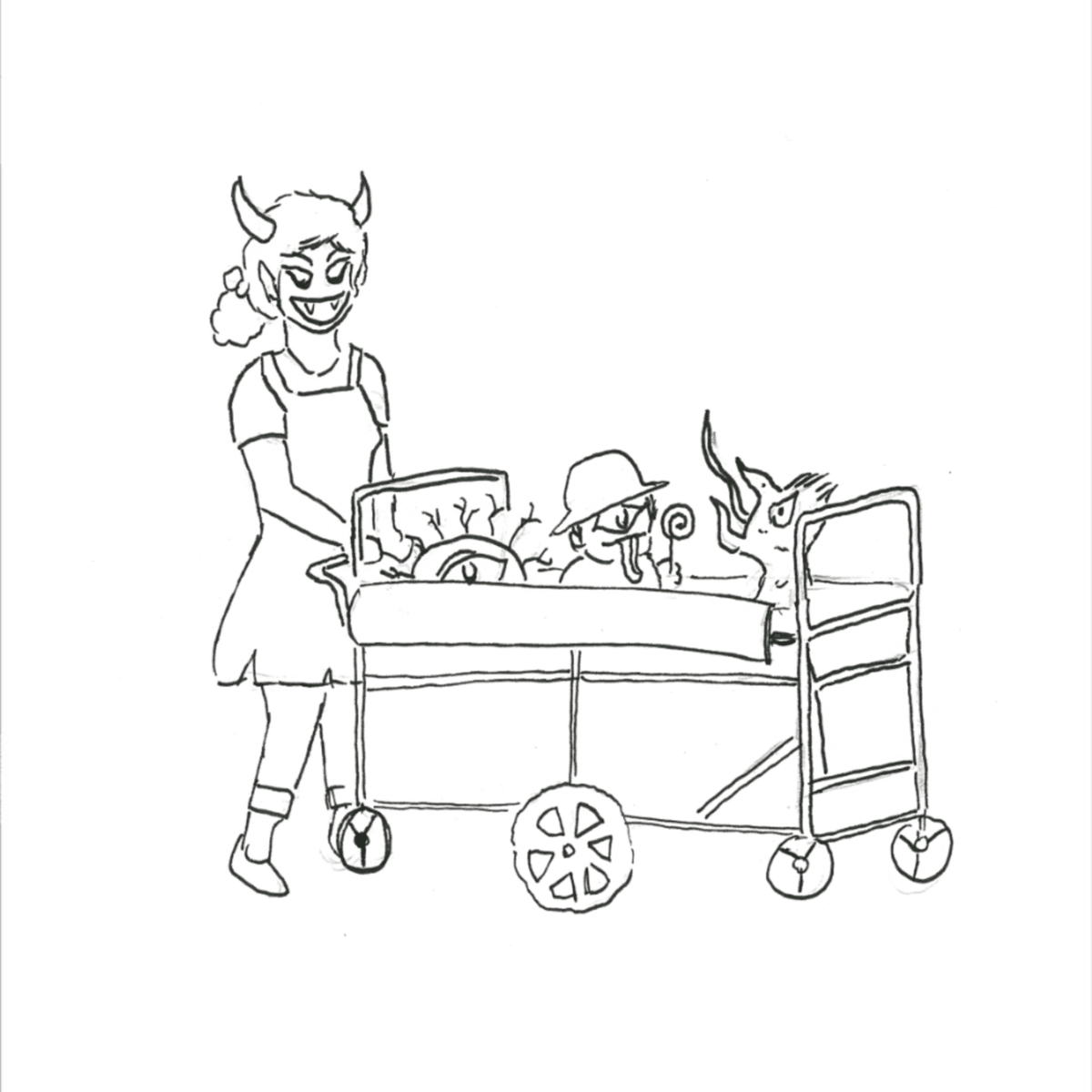 Working Girl 妖怪娘 保母さんします｜御隠居曼荼羅