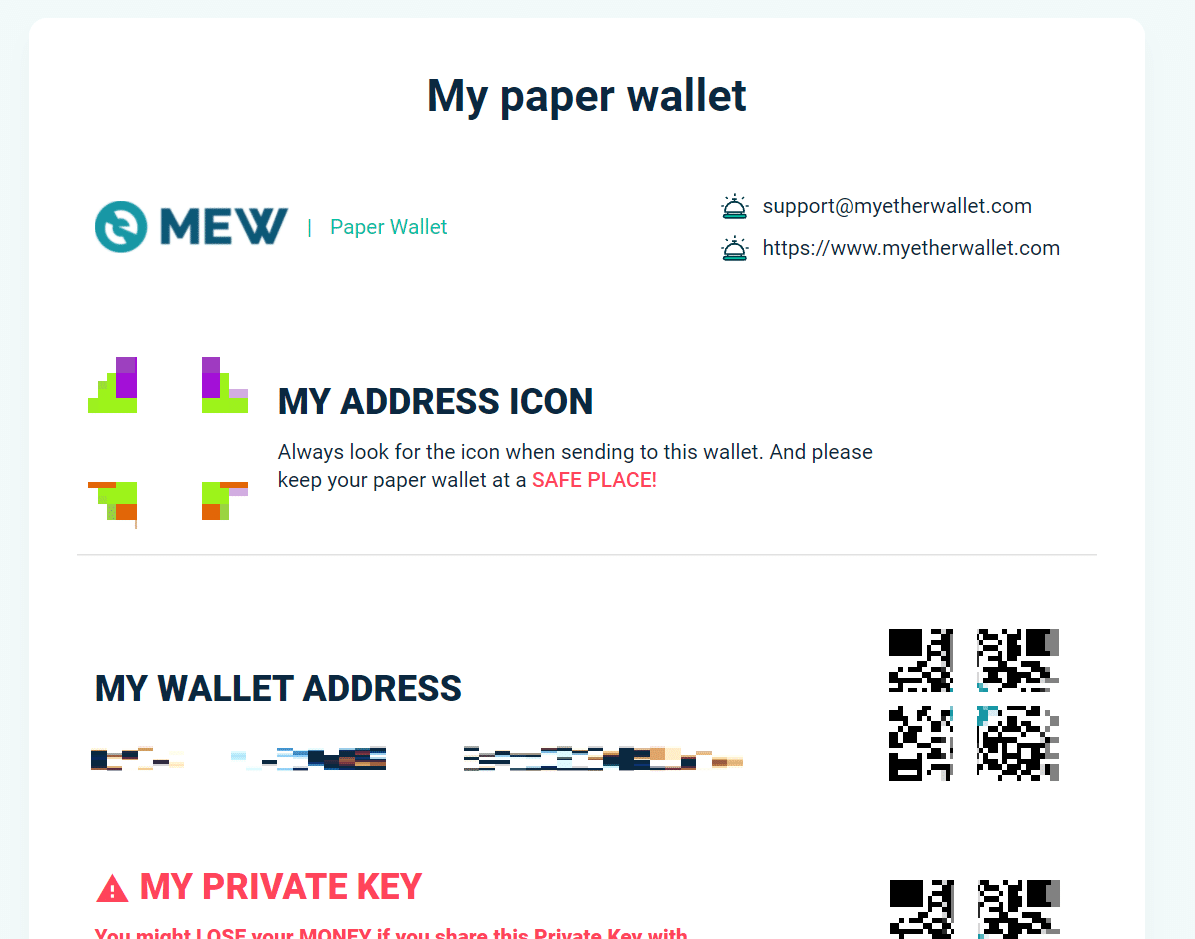 MyETH(MEW)からメタマスクに紐づけ｜よくぼうのほし