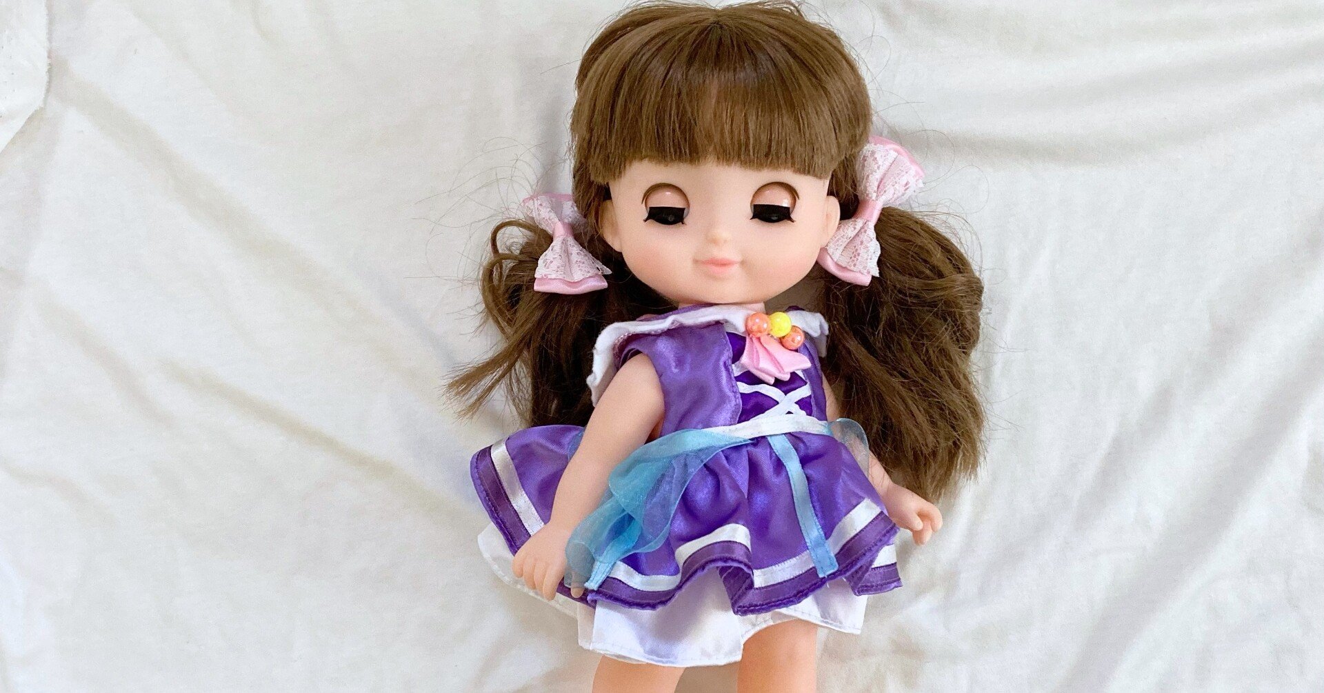 お人形さん プリキュア風 キュアコーラル風 ワンピース型紙 Nahoppe Handmade Note