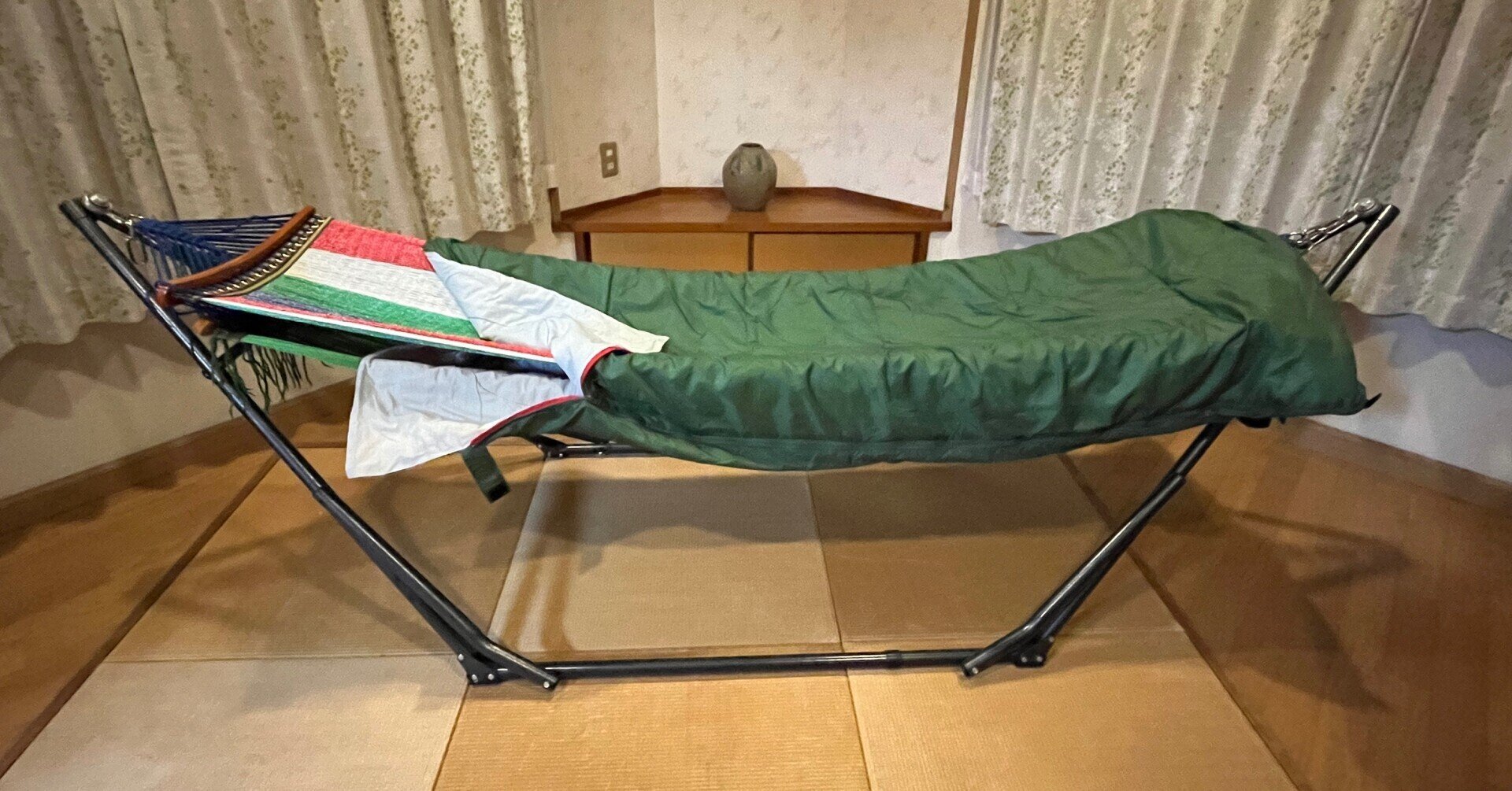 ハンモックで半年寝てみた 腰痛は改善されるが 寒さ対策が問題 長畑ひろのり Note ハンモックで半年寝てみた 腰痛は改善されるが 寒さ対策が問題 長畑ひろのり Note