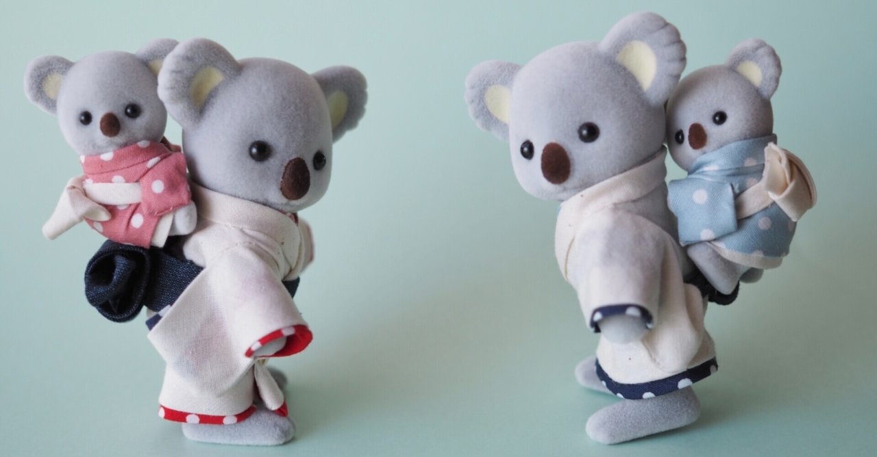 シルバニアファミリー☆くまのお母さん用着物、巾着