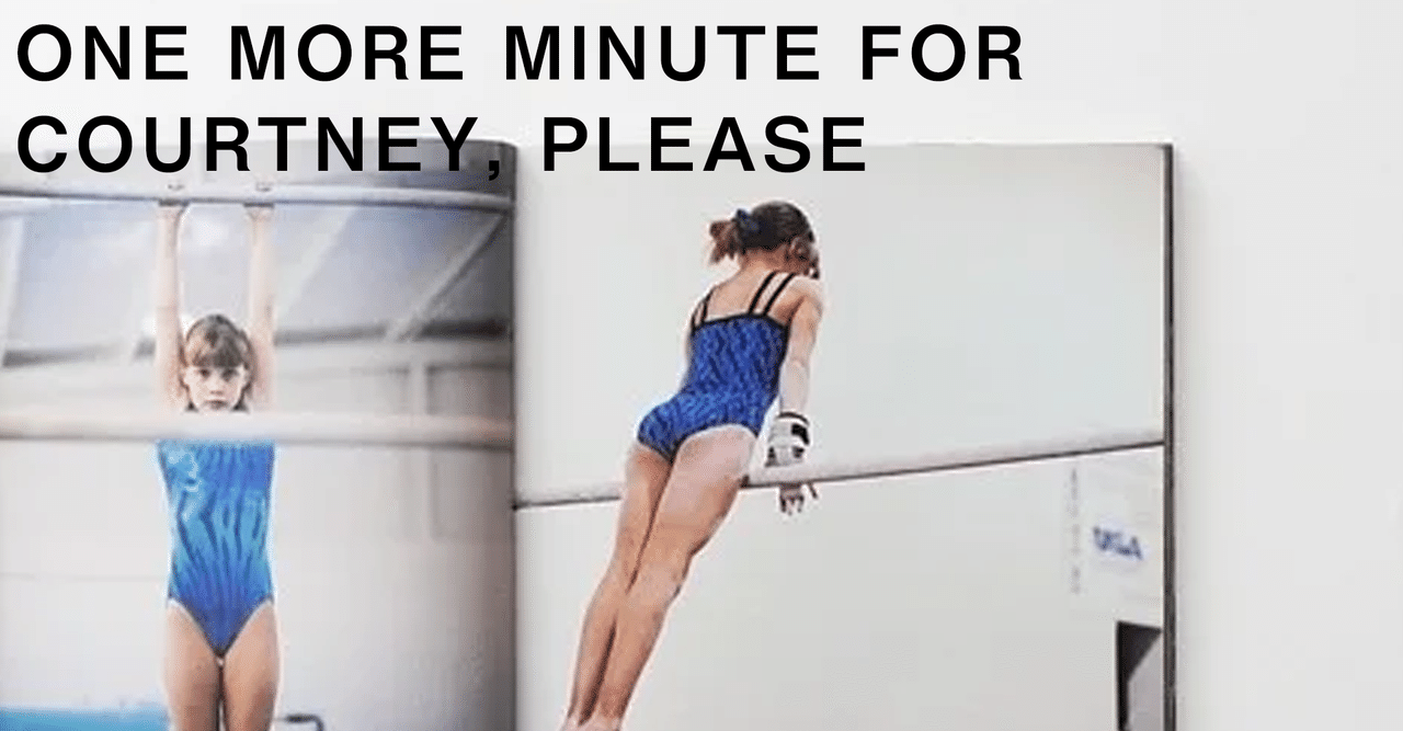 ONE MORE MINUTE FOR COURTNEY, PLEASE〉という写真集について｜石田 康平
