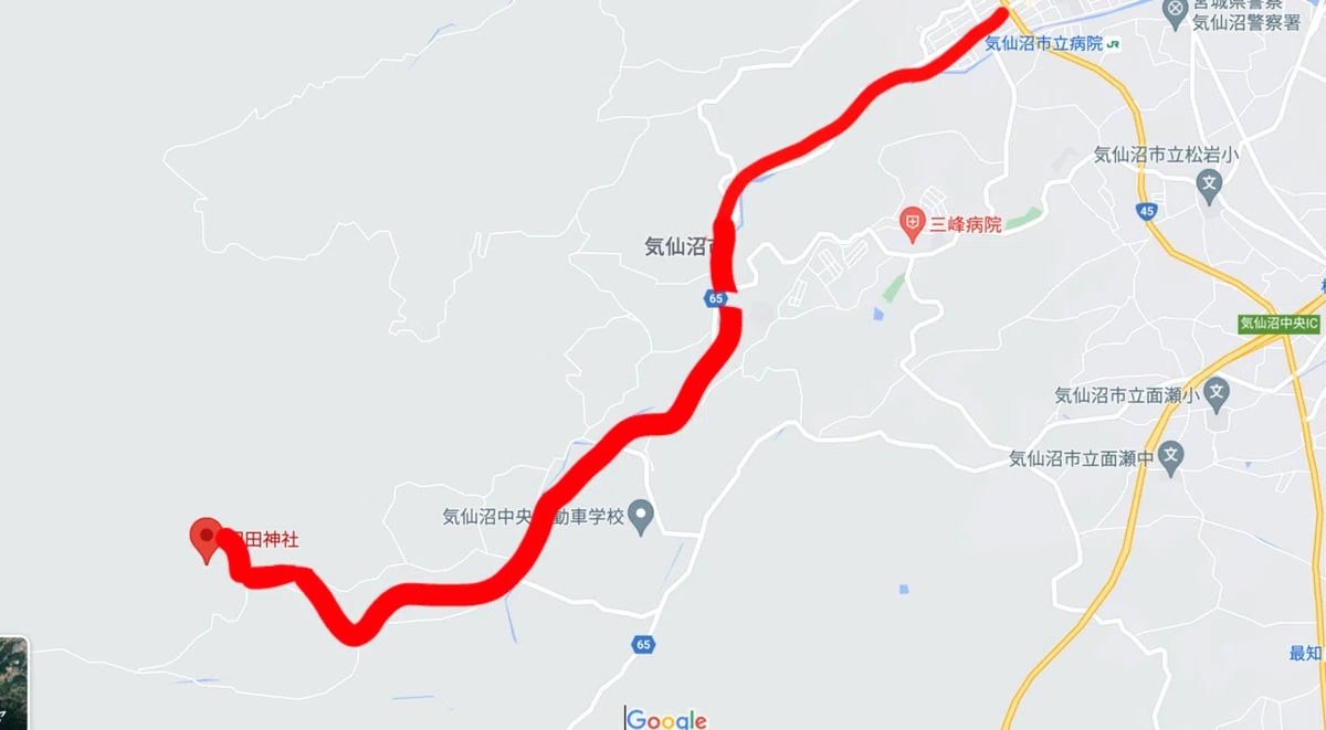 羽田神社ルート