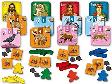 【大特価】【希少品】Spielform社製　動物たち13体＆おまけ『ノアの方舟』 MDノアの方舟 150 | HANSA