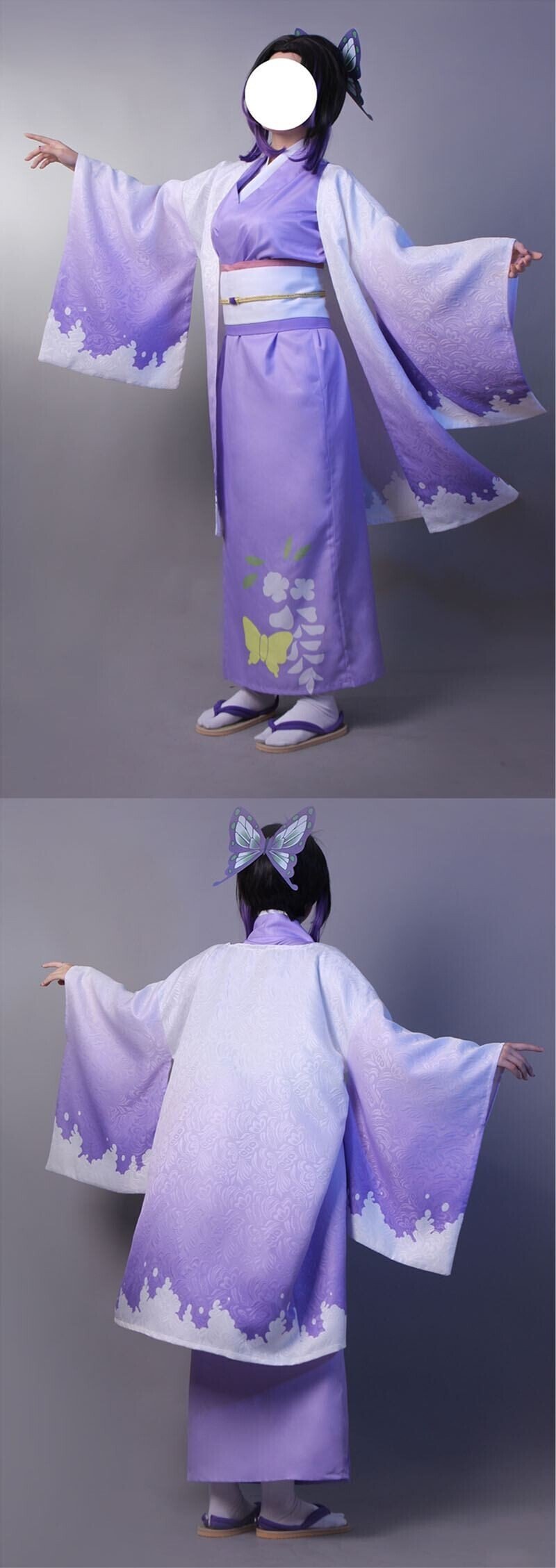 鬼滅の刃 胡蝶しのぶ 和装 着物 コスプレ衣装 コスチューム Topcosp Note 鬼滅の刃 胡蝶しのぶ 和装 着物 コスプレ衣装 コスチューム Topcosp Note