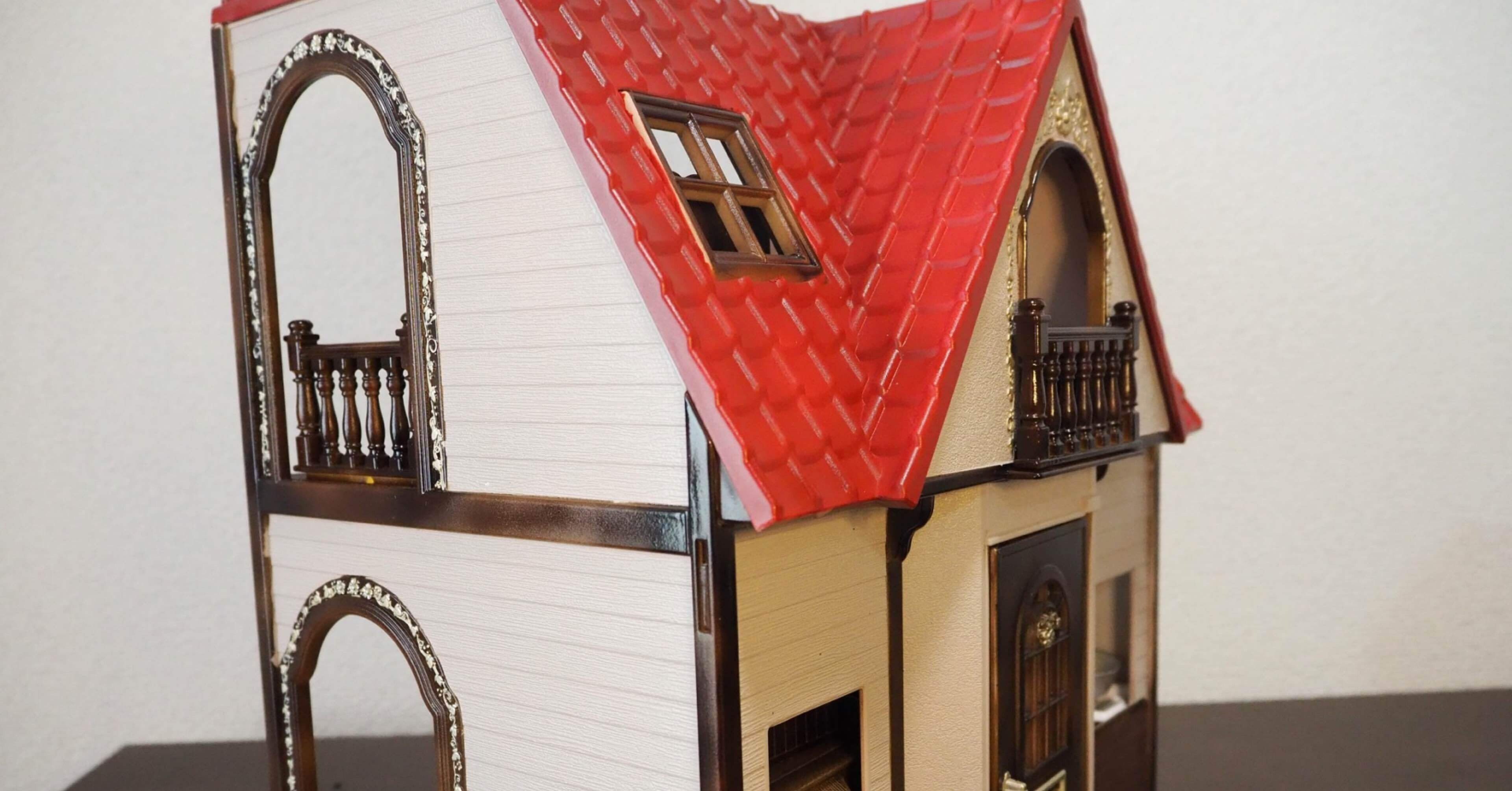 リペイント】赤い屋根のお家 全塗装｜ミヤ