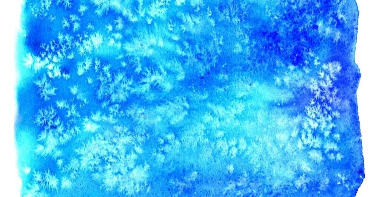 水彩画で簡単に楽しめる塩技法（ソルトテクスチャー）のやり方｜ゆめ画材