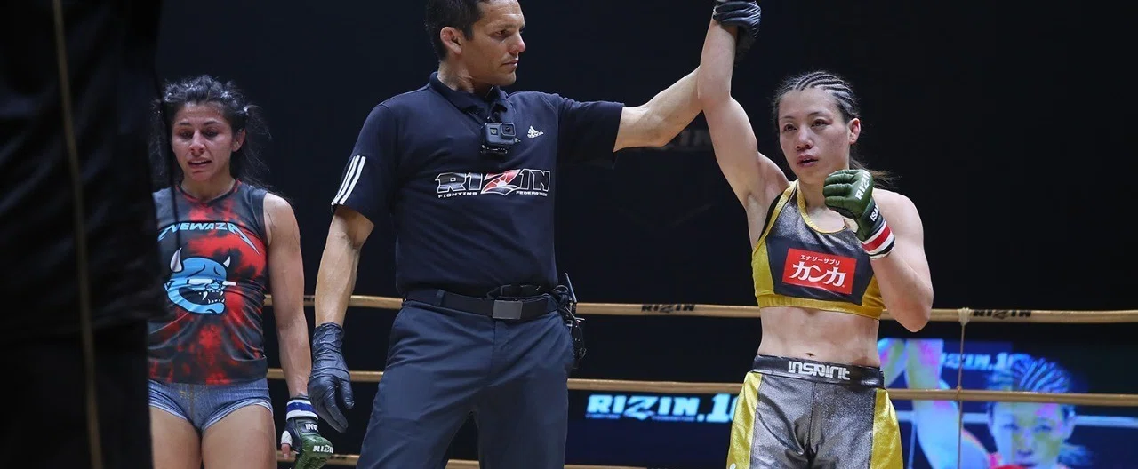 RIZIN】浜崎朱加「思っていたよりも力が強くて極められず悔しい