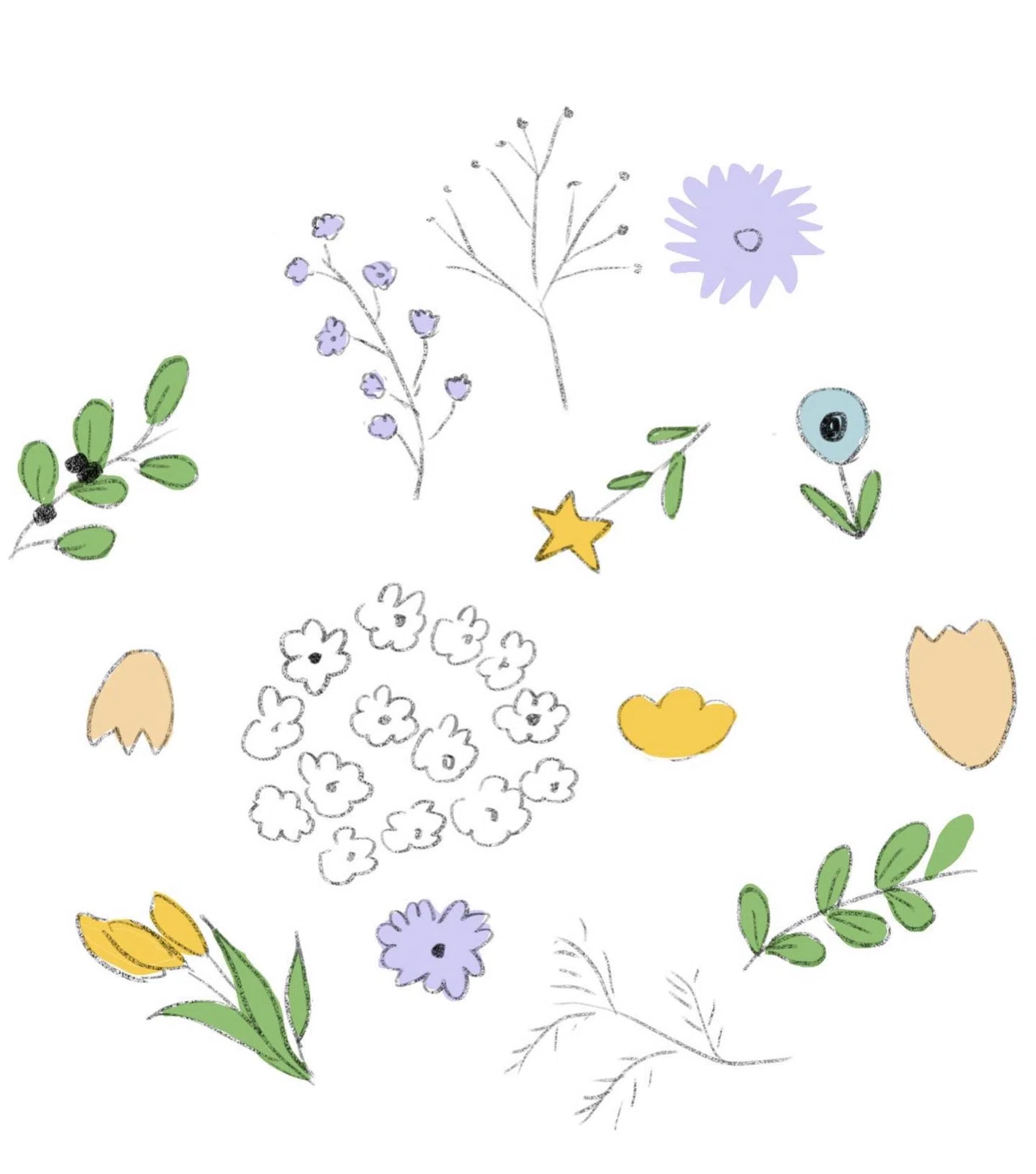 花柄 ももろ Illustrator 絵本 Note 花柄 ももろ Illustrator 絵本 Note