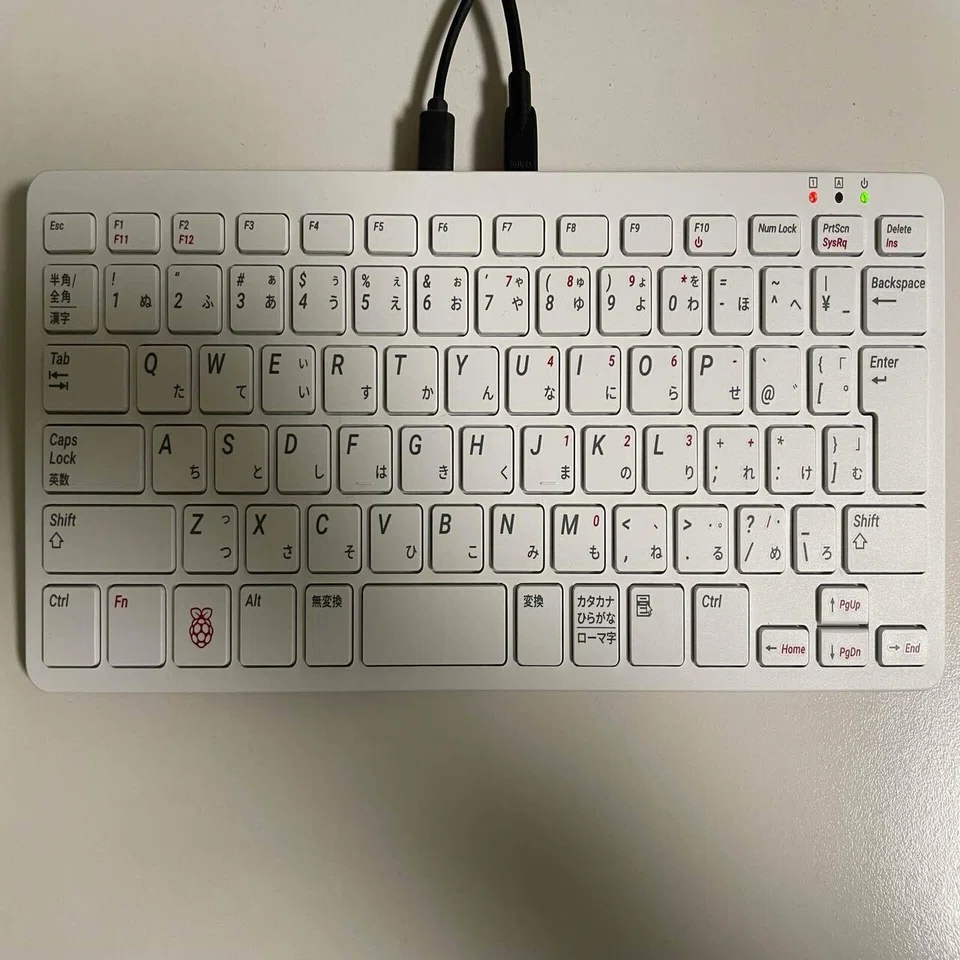 日本語入力するぞ（ローマ字入力）「Raspberry Pi 400 日本版（日本語 