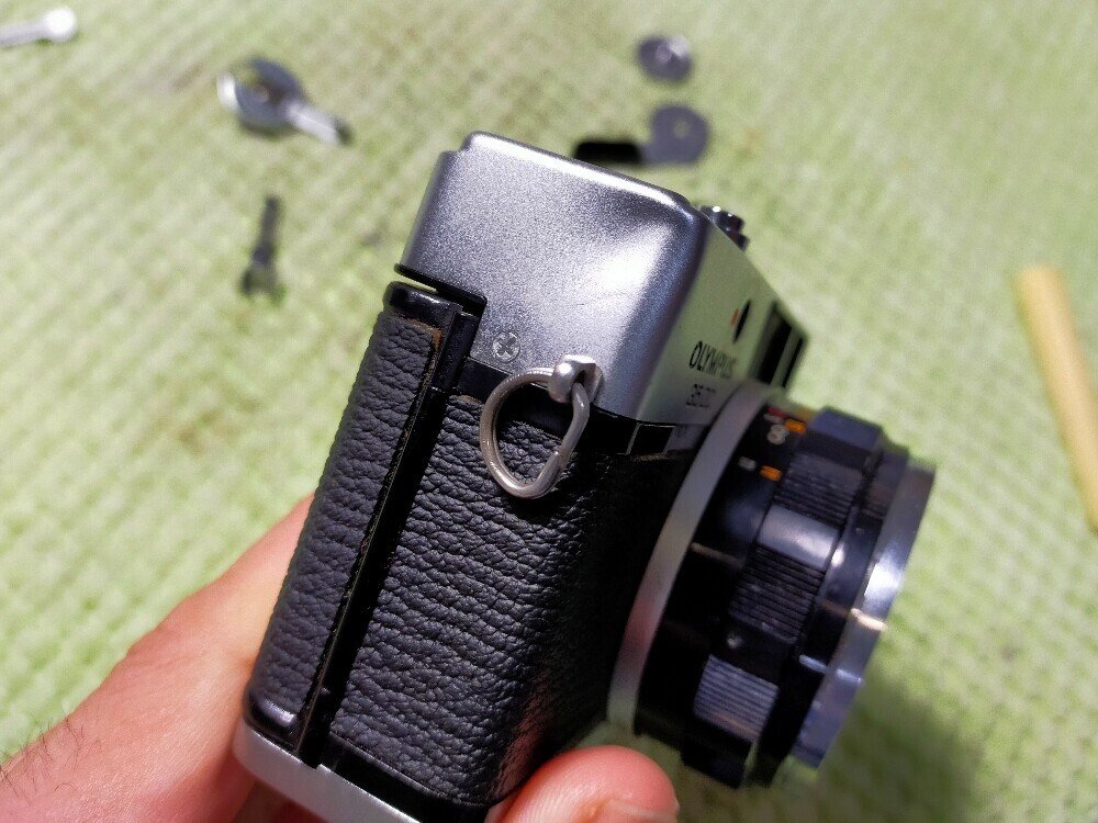 Olympus 35DCの分解｜フィルムカメラ修理のアクアカメラ