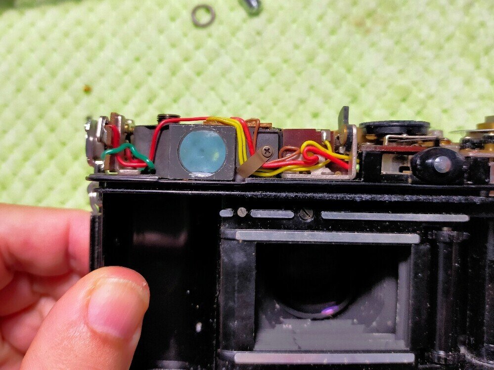 Olympus 35DCの分解｜フィルムカメラ修理のアクアカメラ