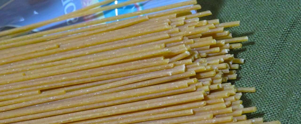 全粒粉パスタを食べてみよう 水鏡 Note