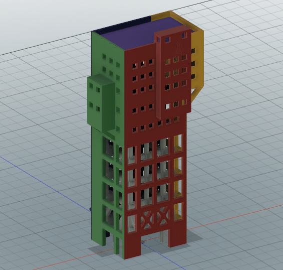 3Dプリンタで志免鉱業所竪坑櫓作った｜ysk