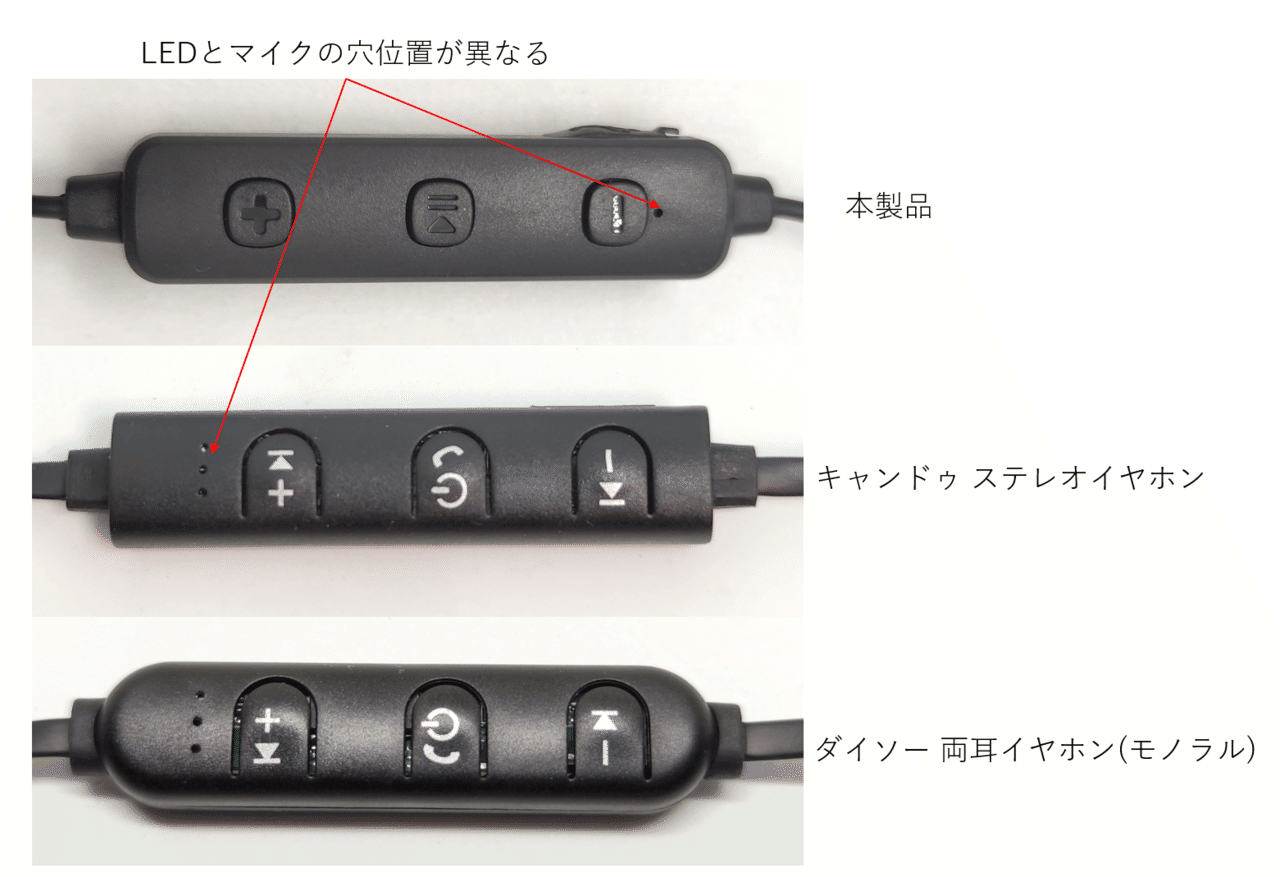 100均ガジェット分解 26 ダイソーの ブルートゥース高音質ステレオイヤホン Thousandiy Masawo Yamazaki Note