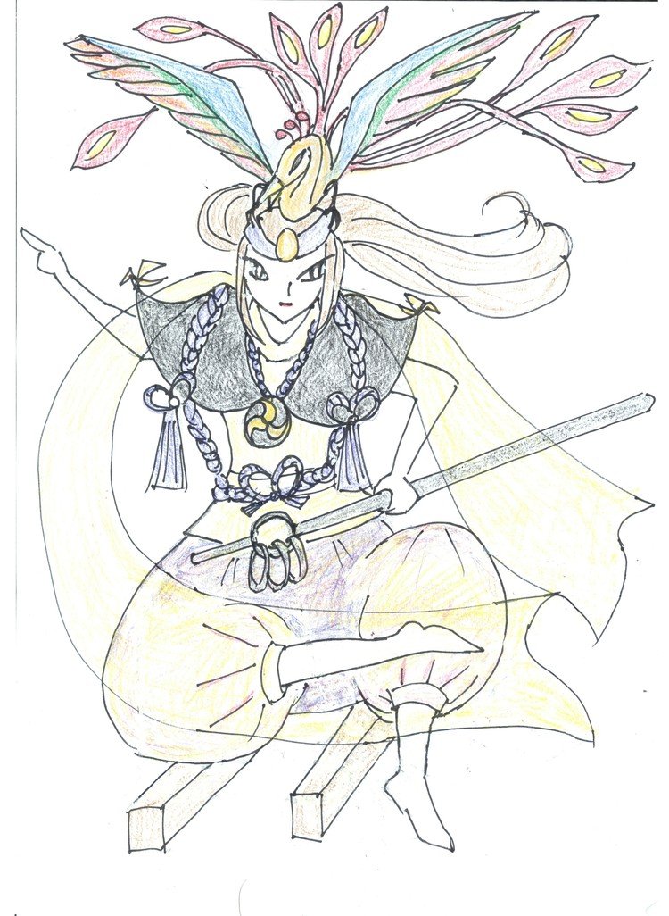 神輿のキャラクター化「ミコシン」原画