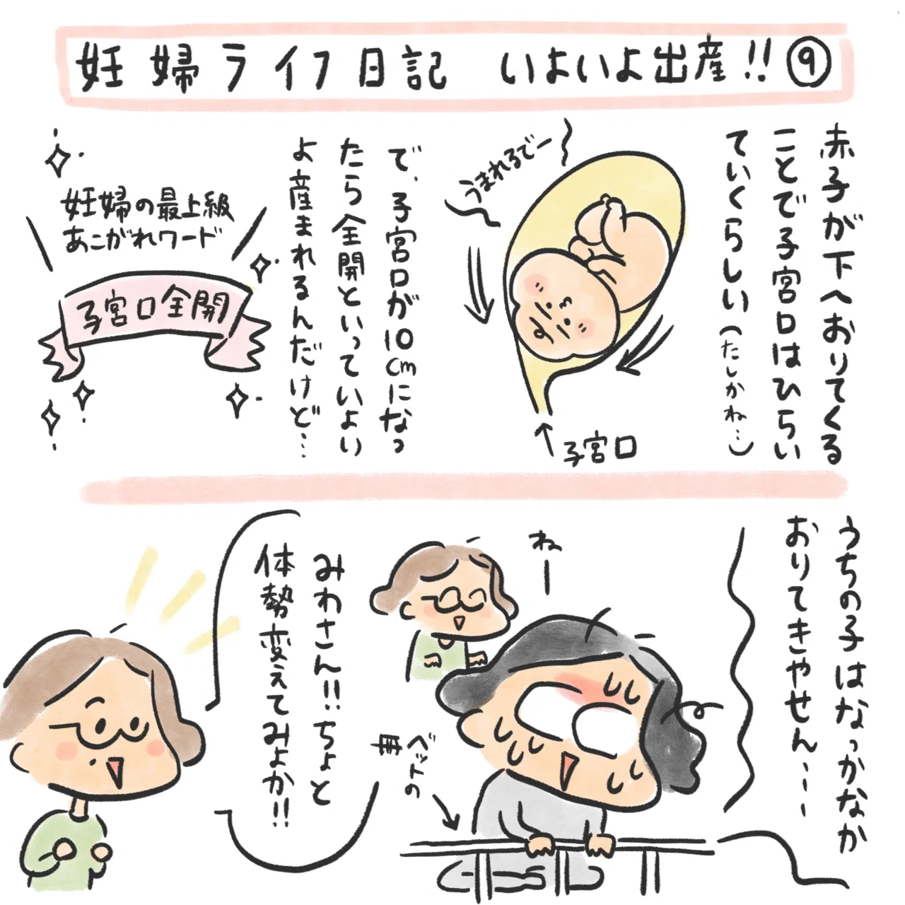 出産編 子宮口全開への道 三輪 夏生 みわ なつき Note