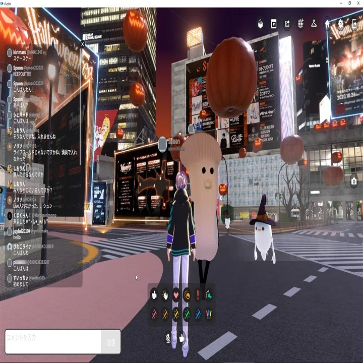バーチャル渋谷ハロウィーンフェス21 3dアバターを使う 4009 Mwwm Note