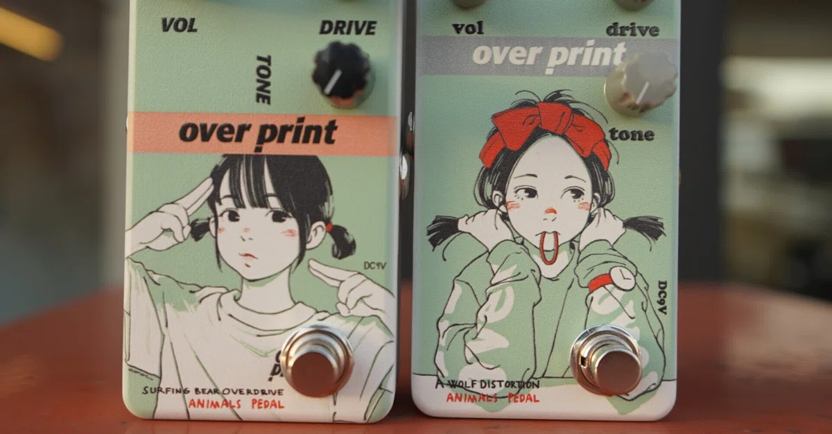 Animals Pedal/over print/古塔つみ / Surfing Bear Overdrive,Wolf 