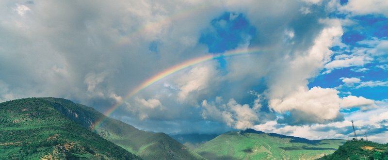 気休めくらいに 雨上がり虹 ーぼくらはまた今日を記憶にかえて ぃゎぃ Note