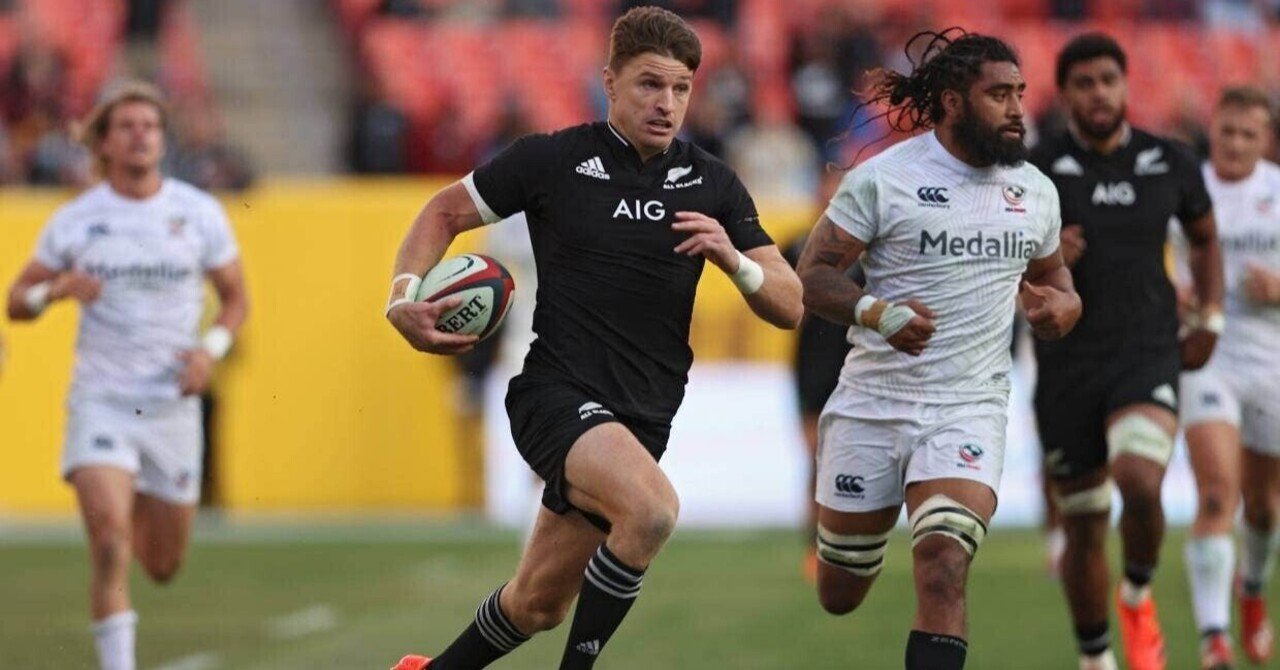 ボーデン バレットがジョナ ロムーに並び オールブラックスのトップテストトライスコアラーに オールブラックス ニュース Note