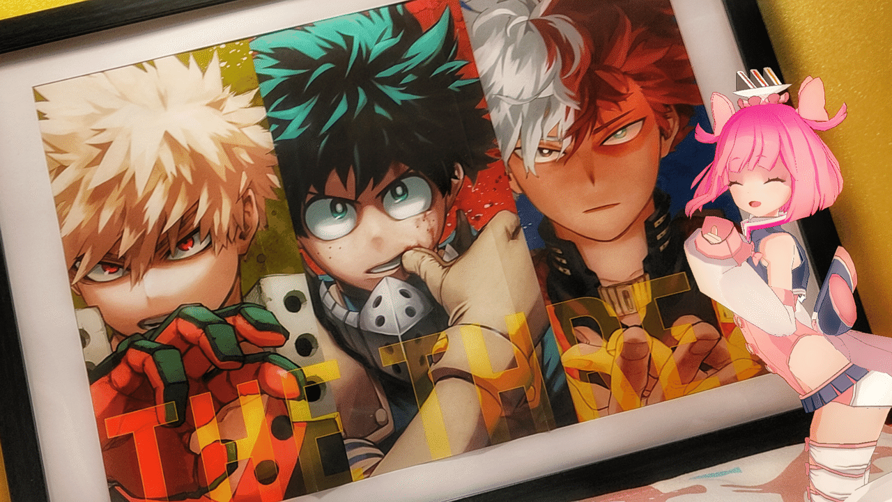 ヒロアカポスターと しましま Note