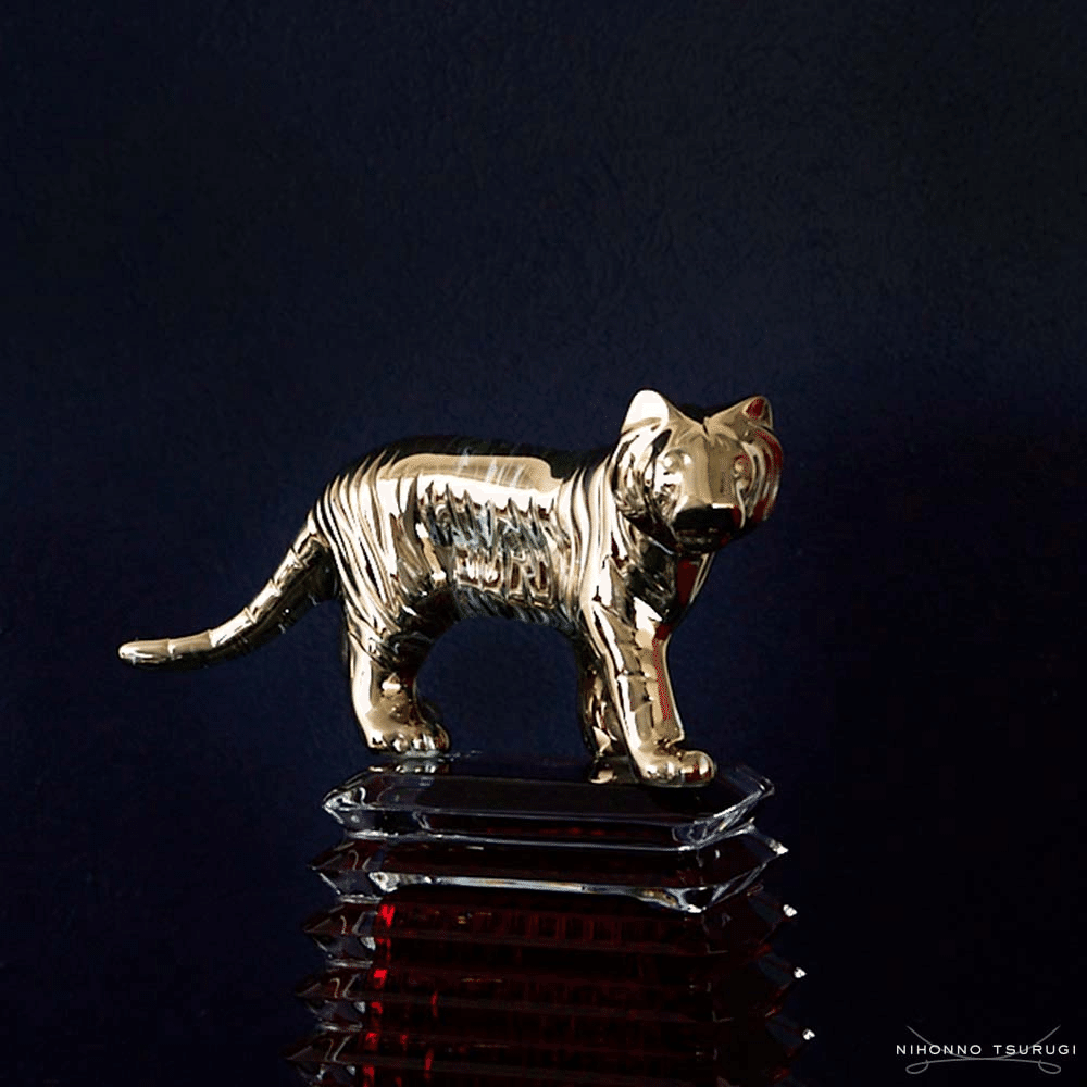 バカラ 金彩 虎 バカラ 虎 オブジェ Baccarat バカラ 虎 寅 クリア
