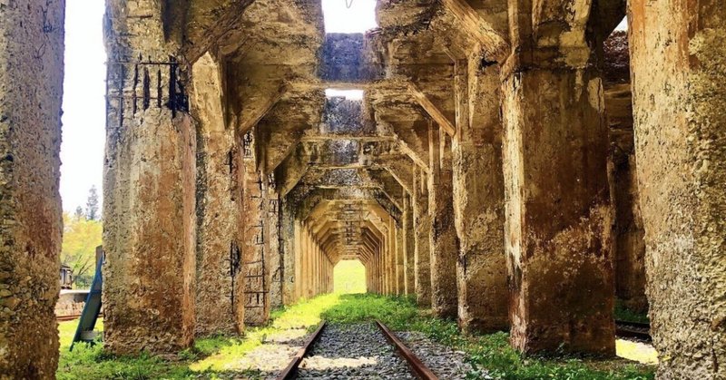 古代遺跡？インスタ映えの旧太子駅　保坂兄弟(保坂学と耕司)の草津温泉旅行3