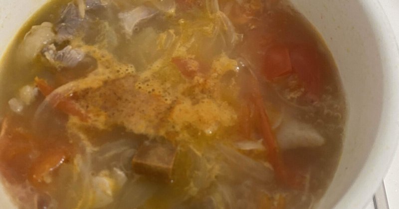 認知症予防に良さそうな食材を使ってスープ作ってみた