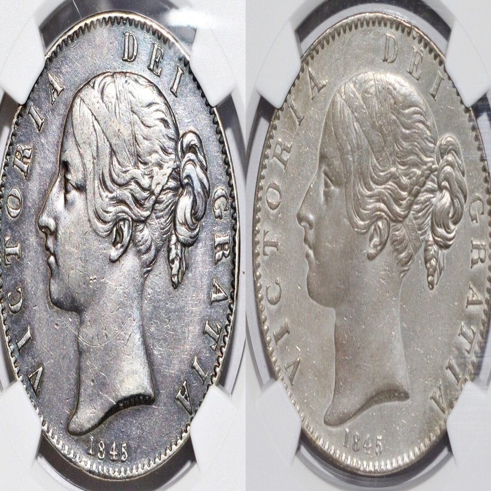 アンティークコインの世界｜英国ヤングヘッド・クラウン銀貨とスラブのおはなし｜Shelk🦋