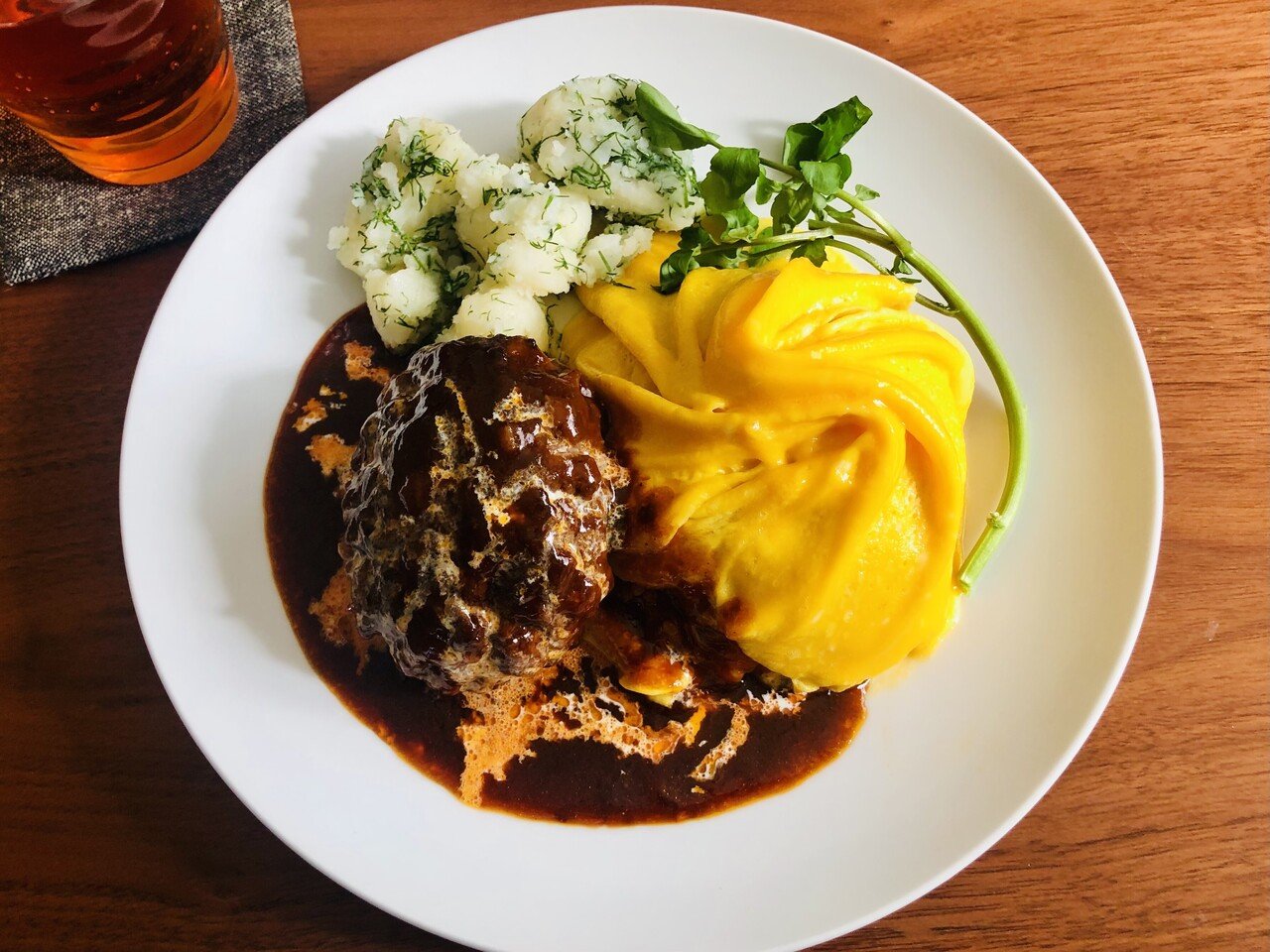 煮込みハンバーグ オムライス ケイチェルおじ Note 煮込みハンバーグ オムライス ケイチェルおじ Note