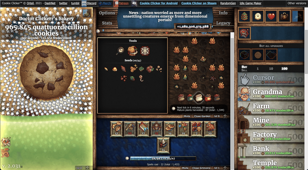 クッキークリッカーの転生で毎回やること とおあし Note クッキークリッカーの転生で毎回やること とおあし Note