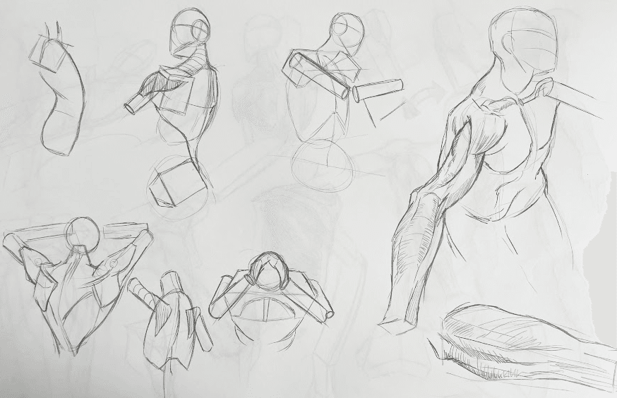 腕の描き方】マイケルハンプトンの人体の描き方の練習模写Vol.4｜ら