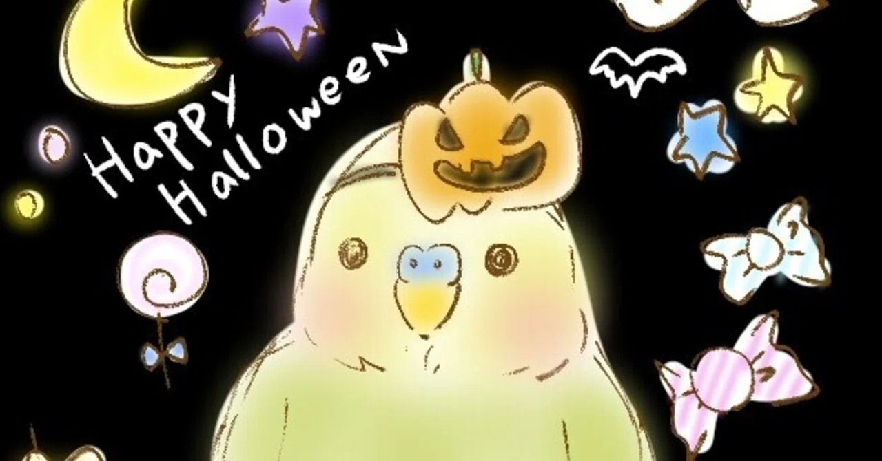 ハロウィンのインコイラストまとめ｜みもざ