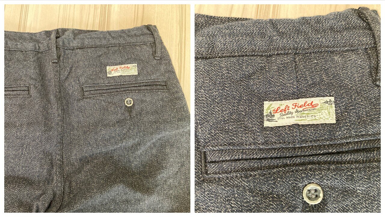 Left Field NYC : Coal Miner Chino (14 oz Salt and Pepper