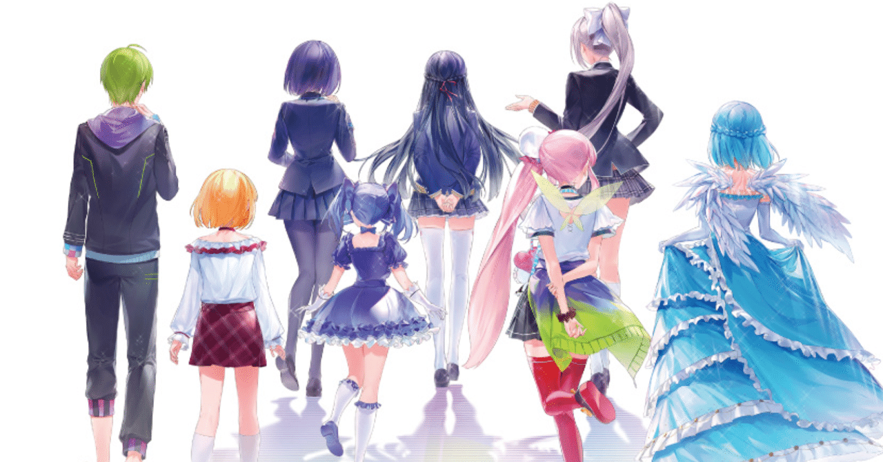 initial step in NIJISANJI キャンバスアート にじさんじ 1期生 キャンバスアート initial step in NIJISANJI