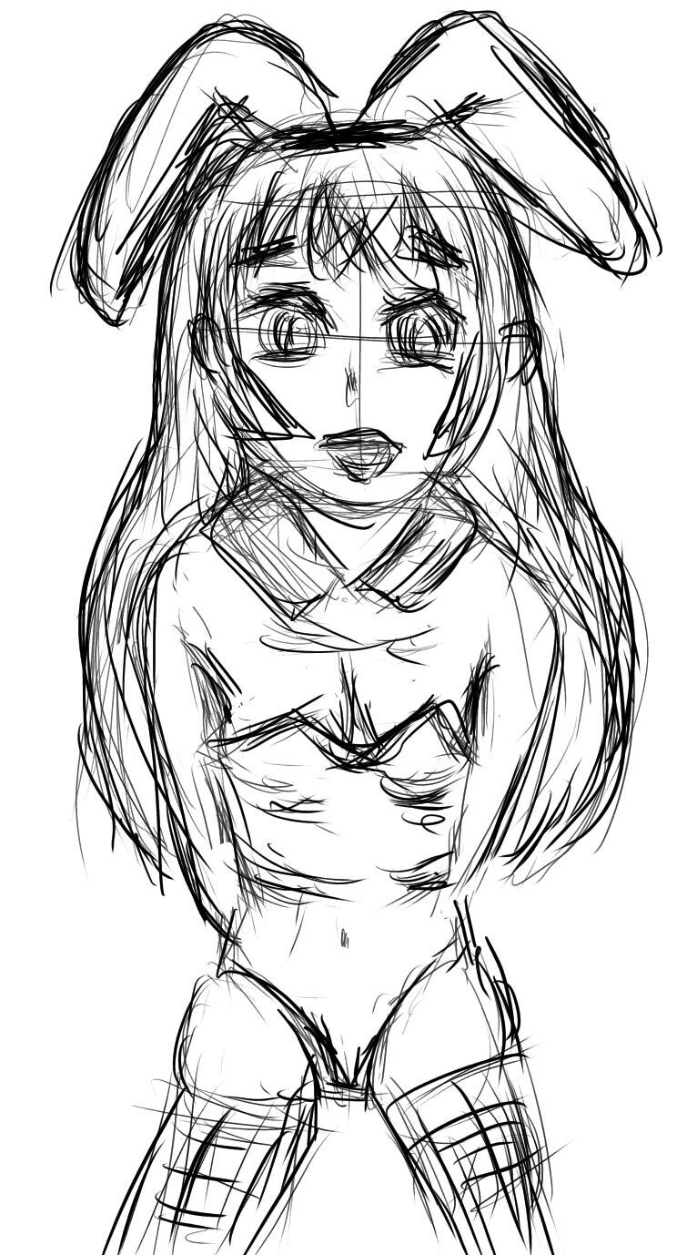 しょこたんがバニーガールでコスプレしていたので そのイメージでイラストを描いてみた しょこたん もう36歳になるのにめちゃくちゃスタイルいいなー Triple 4649 Note