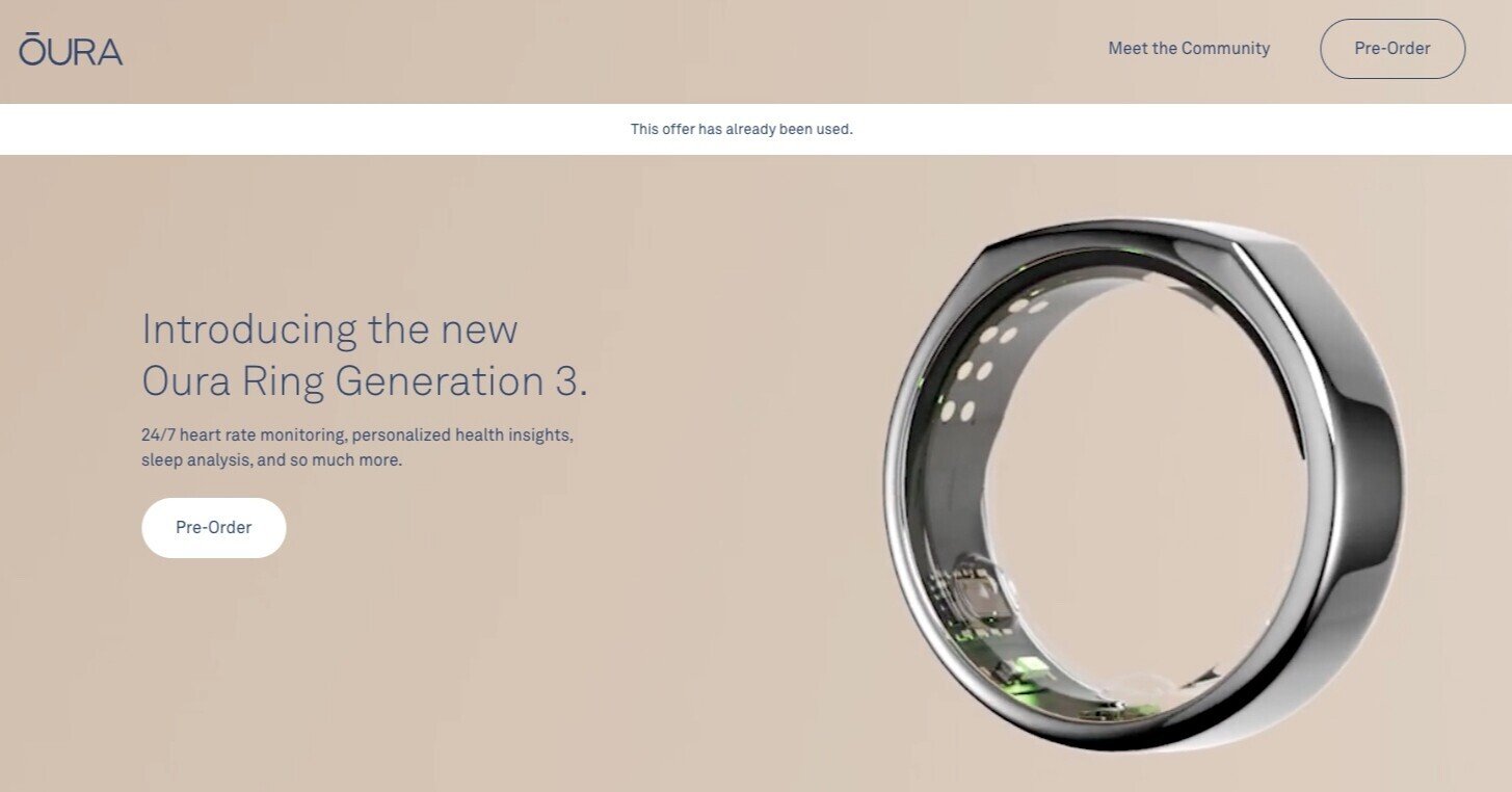 Oura Ring Gen3 買っちった|サーシュ Oura Ring Gen3 買っちった|サーシュ