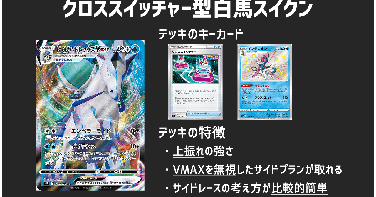 完全解説】クロススイッチャー型白馬スイクン【追記あり】｜あむ Game