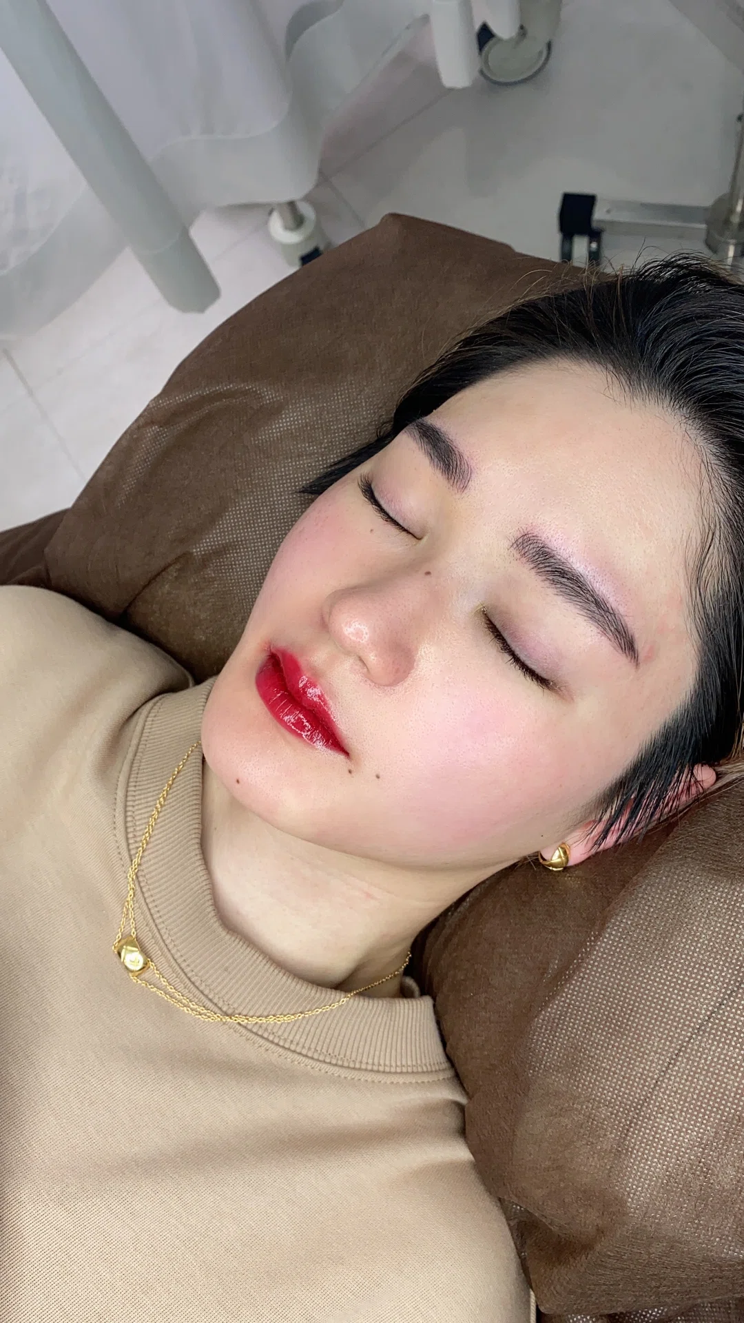 アートメイクは最強の投資続編！】(初)アイライン・(3回目)眉唇体験